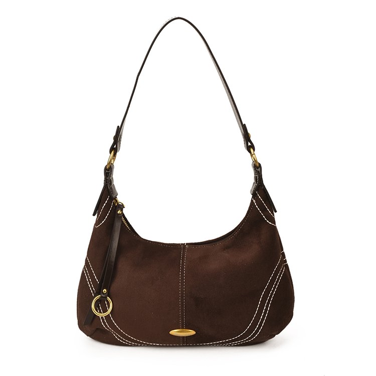 Women's PU Leather Studded Slouch Shoulder Bag view 3