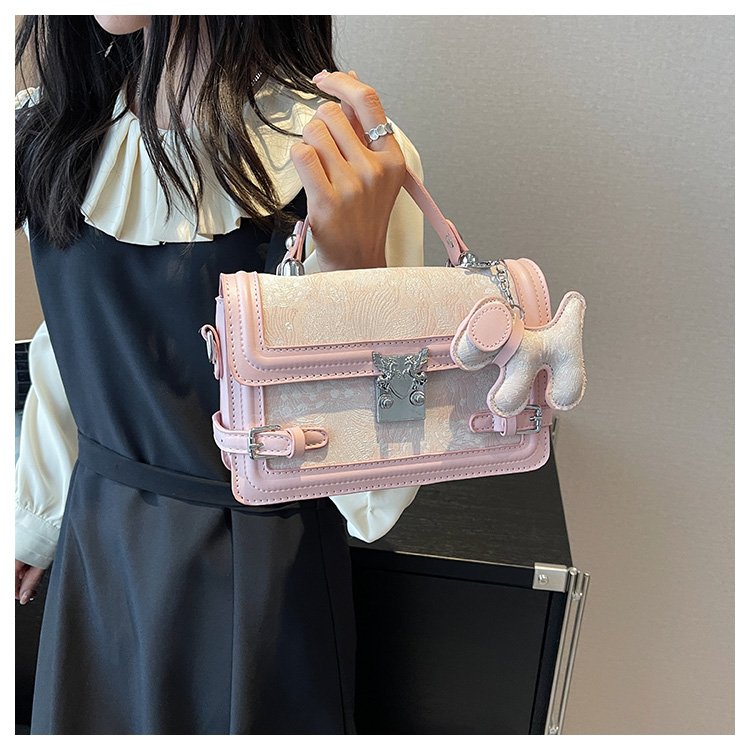 Women's PU Leather Textured Mini Satchel Crossbody Bag detail 22
