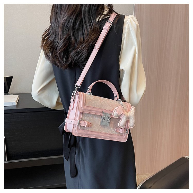 Women's PU Leather Textured Mini Satchel Crossbody Bag detail 28