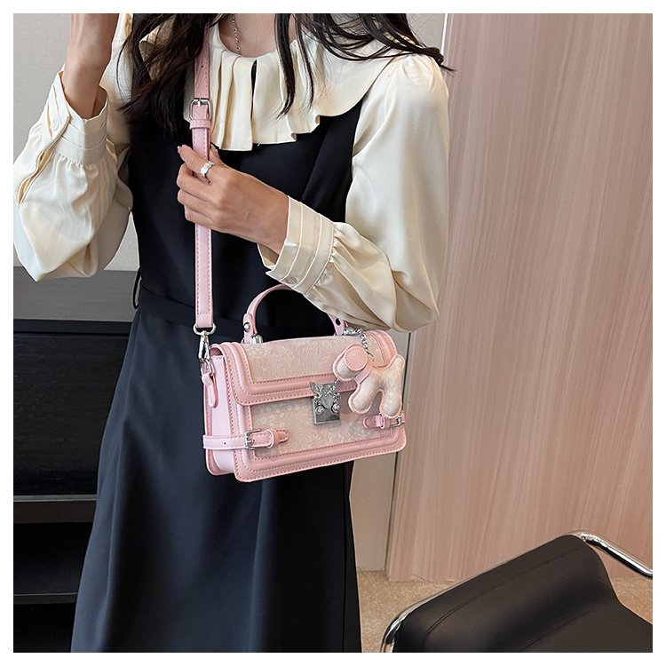 Women's PU Leather Textured Mini Satchel Crossbody Bag detail 33