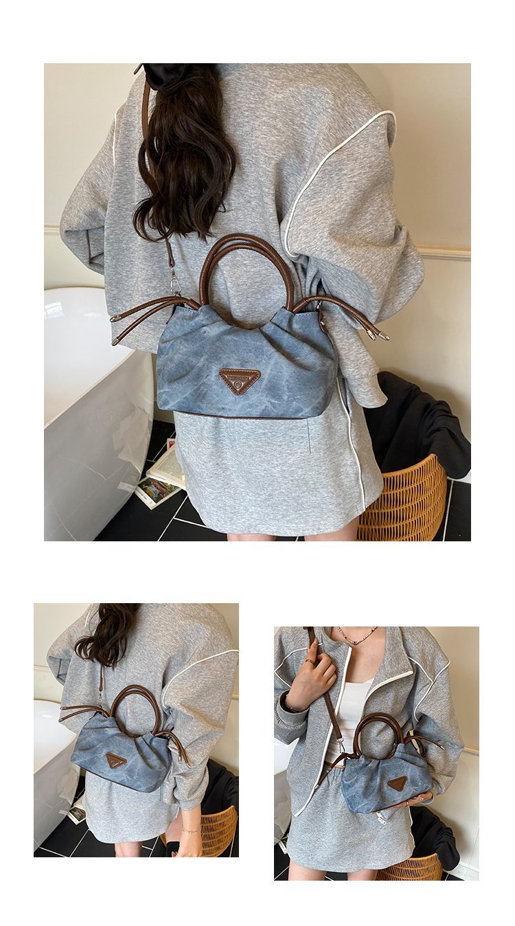 Women's PU Leather Top Handle Chain Crossbody Bag detail 8
