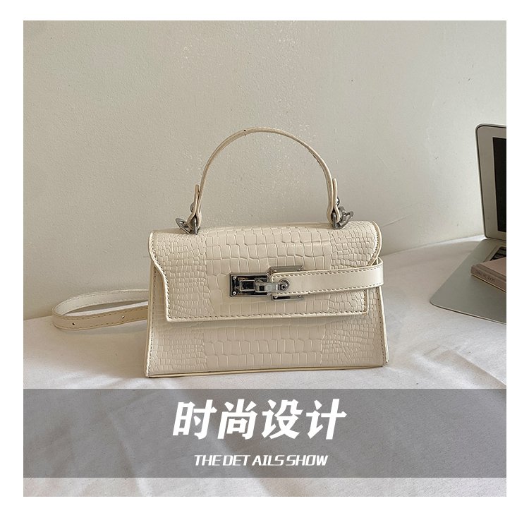 Women's PU Leather Turn Lock Top Handle Crossbody Bag detail 10