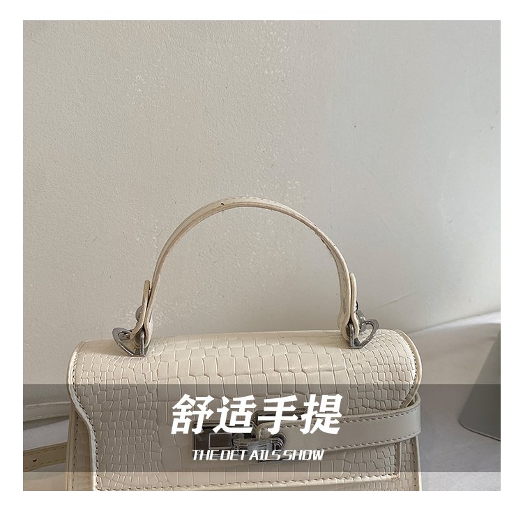 Women's PU Leather Turn Lock Top Handle Crossbody Bag detail 11