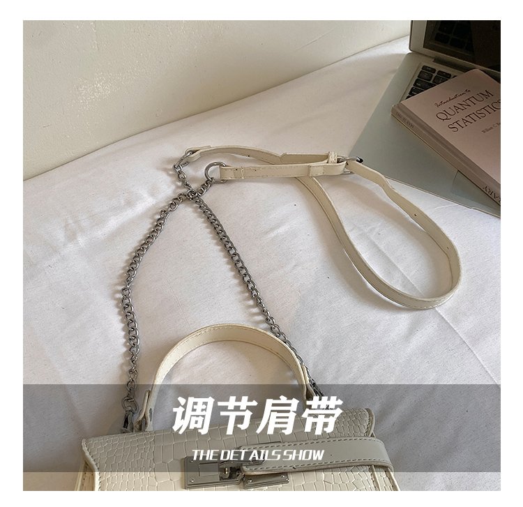 Women's PU Leather Turn Lock Top Handle Crossbody Bag detail 12