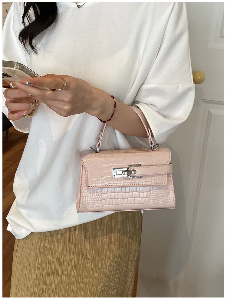 Women's PU Leather Turn Lock Top Handle Crossbody Bag detail 19