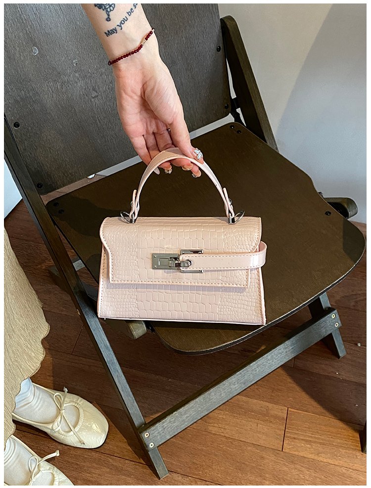 Women's PU Leather Turn Lock Top Handle Crossbody Bag detail 21