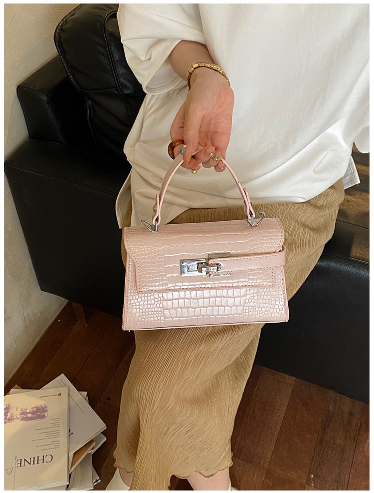 Women's PU Leather Turn Lock Top Handle Crossbody Bag detail 24