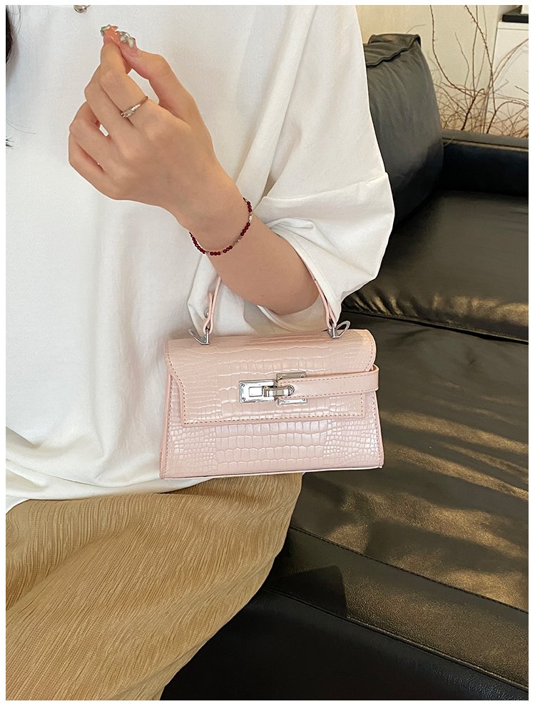 Women's PU Leather Turn Lock Top Handle Crossbody Bag detail 27