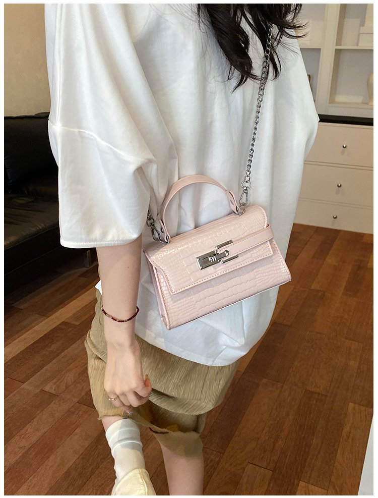 Women's PU Leather Turn Lock Top Handle Crossbody Bag detail 33