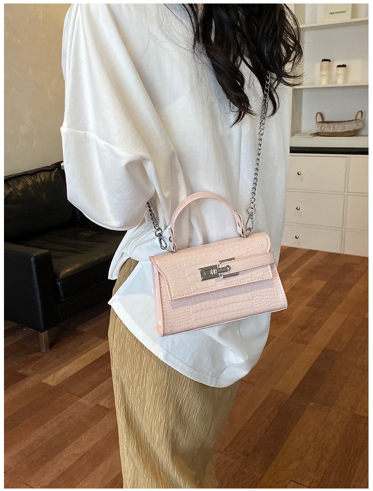 Women's PU Leather Turn Lock Top Handle Crossbody Bag detail 35