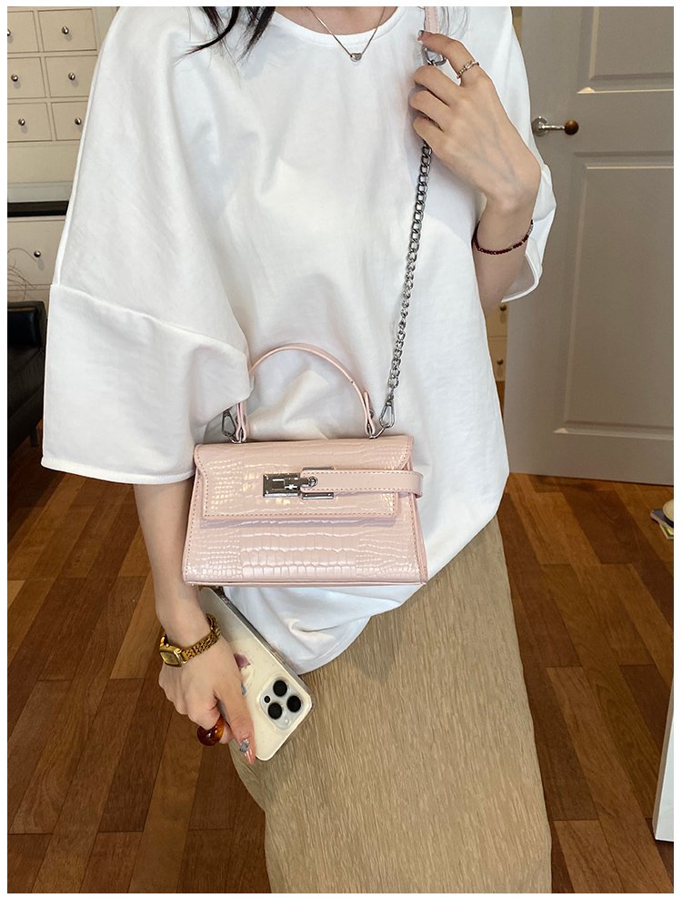 Women's PU Leather Turn Lock Top Handle Crossbody Bag detail 38