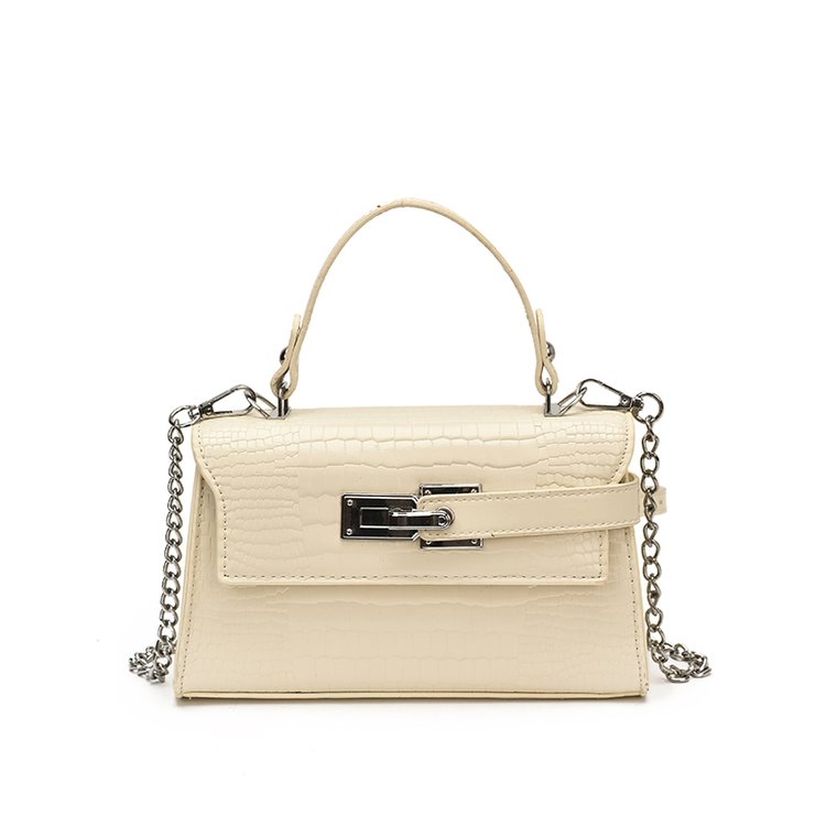 Women's PU Leather Turn Lock Top Handle Crossbody Bag view 4