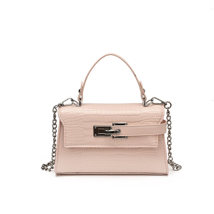 Women's PU Leather Turn Lock Top Handle Crossbody Bag view 5