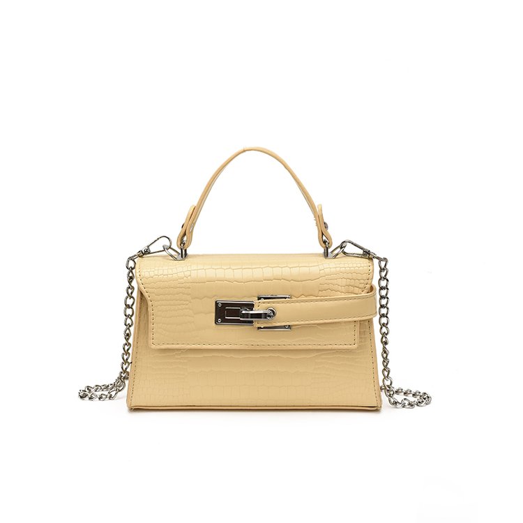 Women's PU Leather Turn Lock Top Handle Crossbody Bag view 1