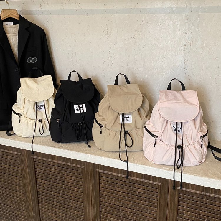 Women's Nylon Utility Flap Backpack view 2