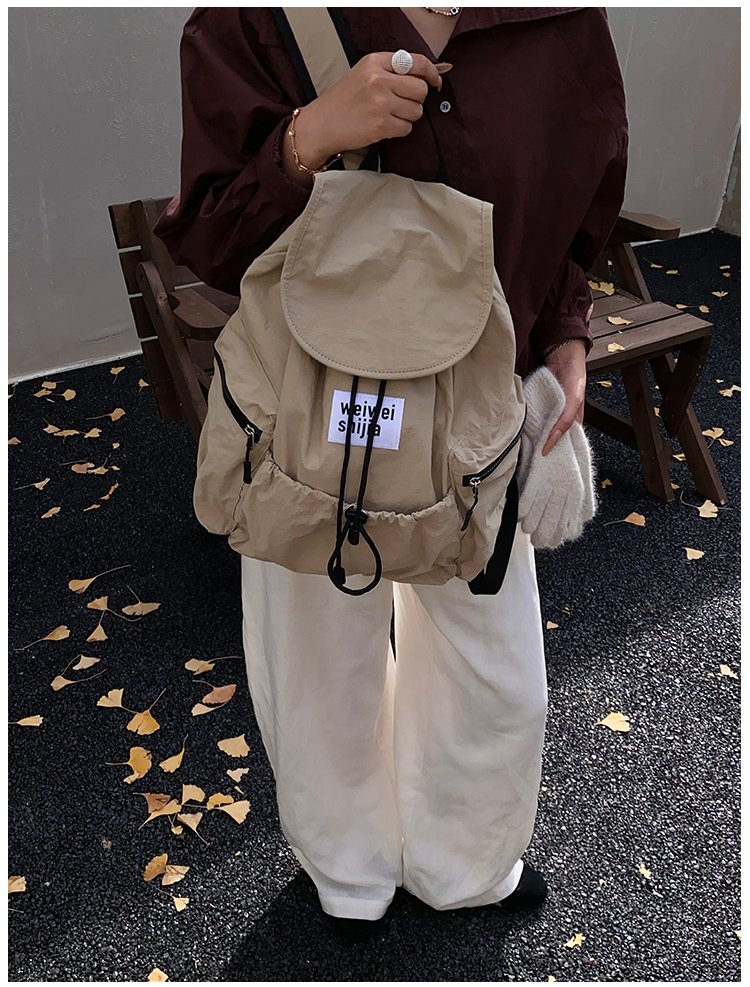 Women's Nylon Utility Flap Backpack detail 17