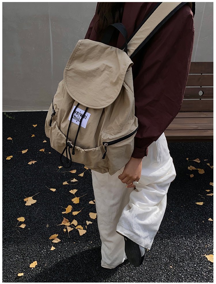 Women's Nylon Utility Flap Backpack detail 18