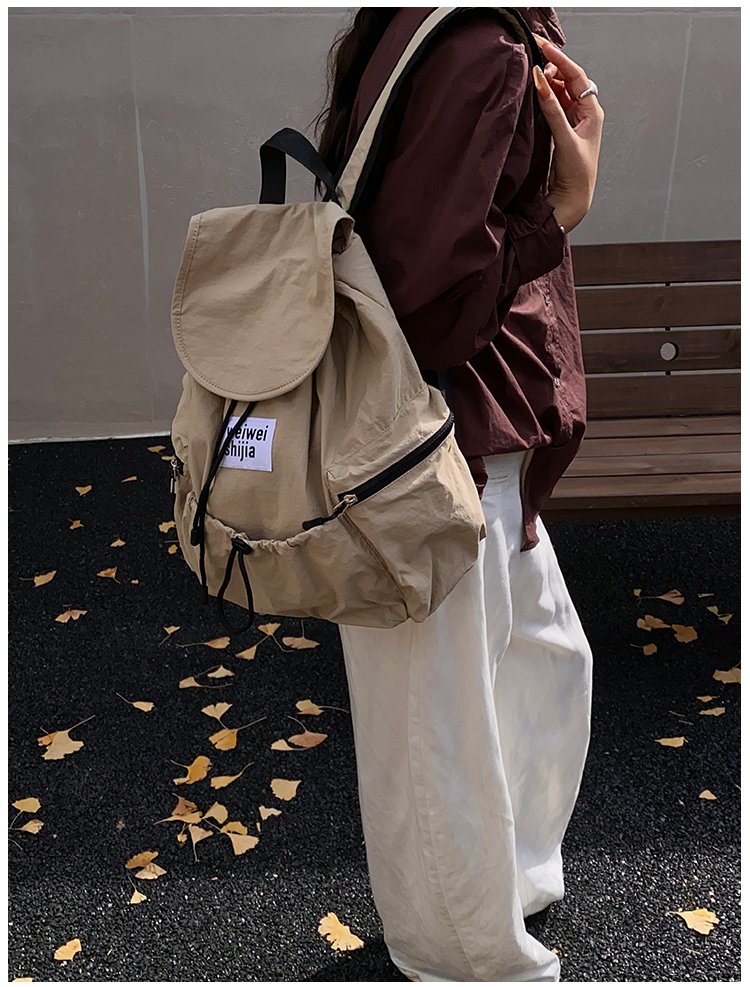 Women's Nylon Utility Flap Backpack detail 21