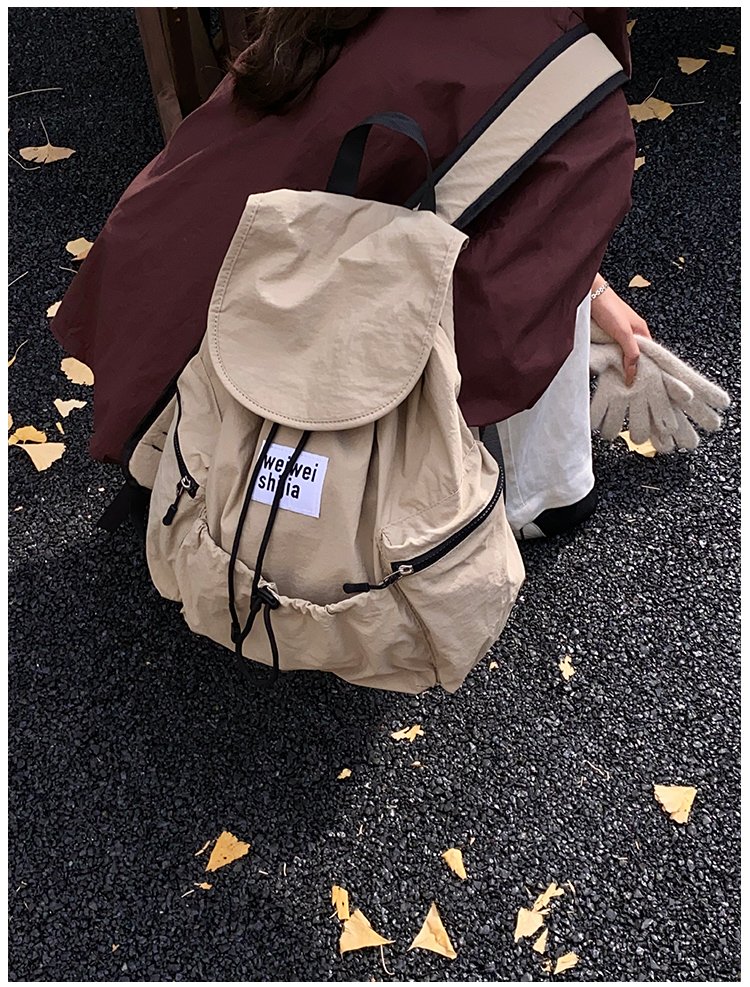 Women's Nylon Utility Flap Backpack detail 24
