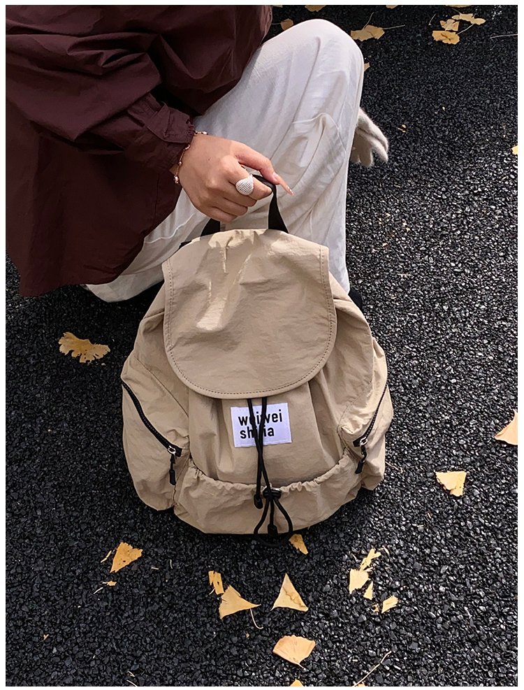 Women's Nylon Utility Flap Backpack detail 25