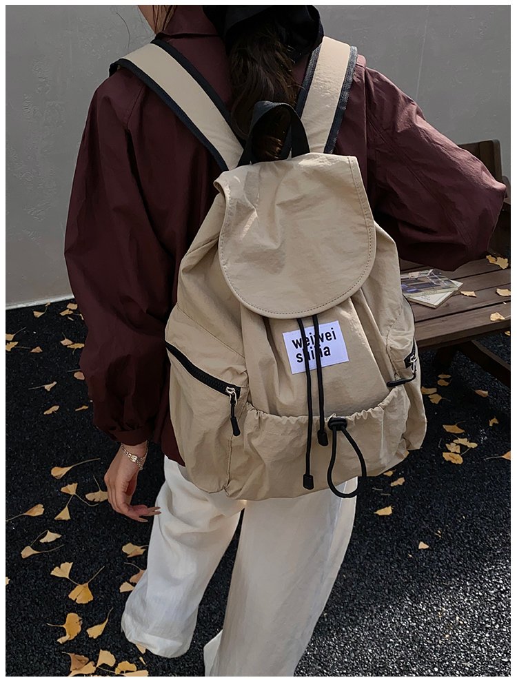 Women's Nylon Utility Flap Backpack detail 30