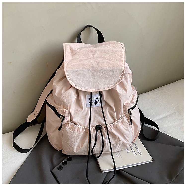 Women's Nylon Utility Flap Backpack view 1