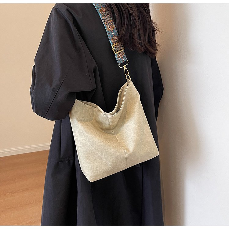 Women's PU Leather Wide Woven Strap Crossbody Bag detail 21