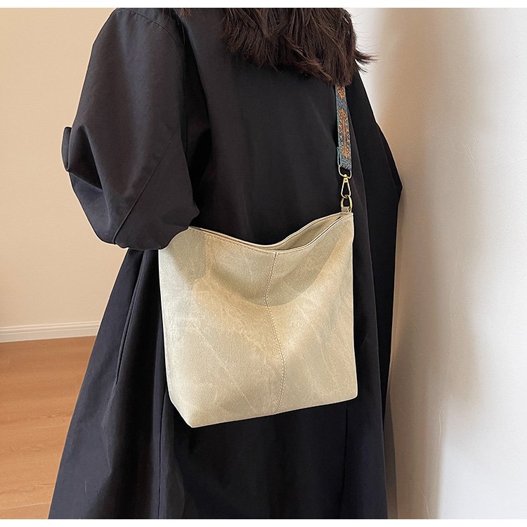 Women's PU Leather Wide Woven Strap Crossbody Bag detail 29