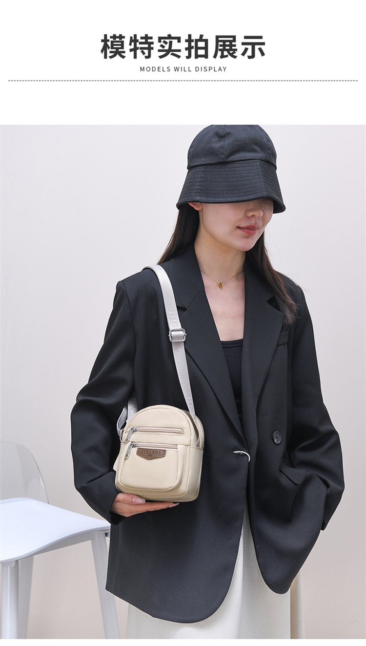 Women's Multi-Pocket Nylon Crossbody Bag detail 18
