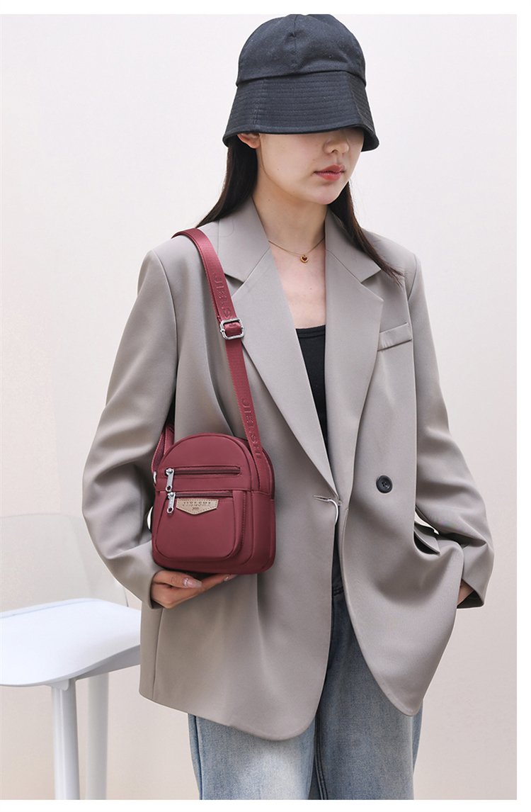 Women's Multi-Pocket Nylon Crossbody Bag detail 20