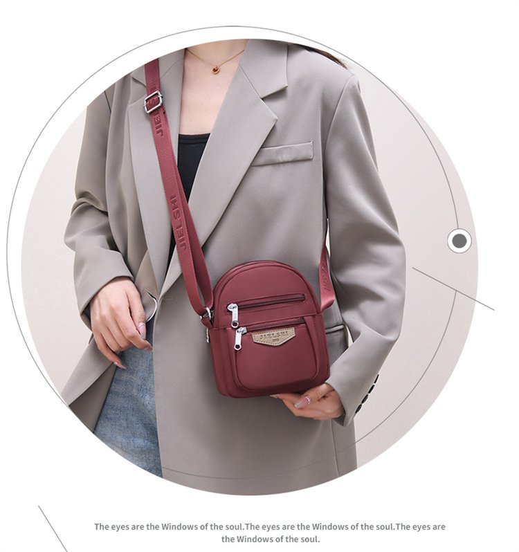Women's Multi-Pocket Nylon Crossbody Bag detail 21