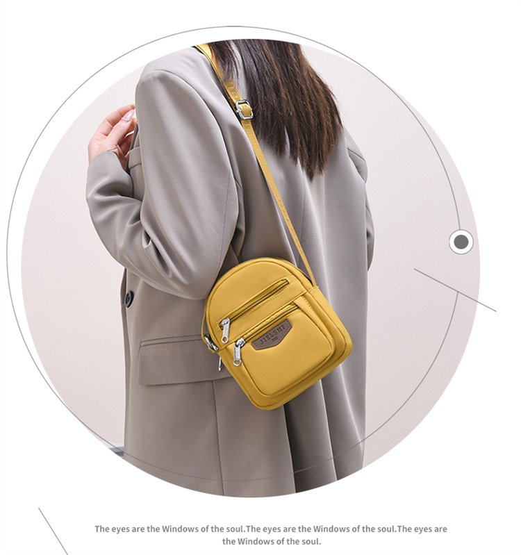 Women's Multi-Pocket Nylon Crossbody Bag detail 25