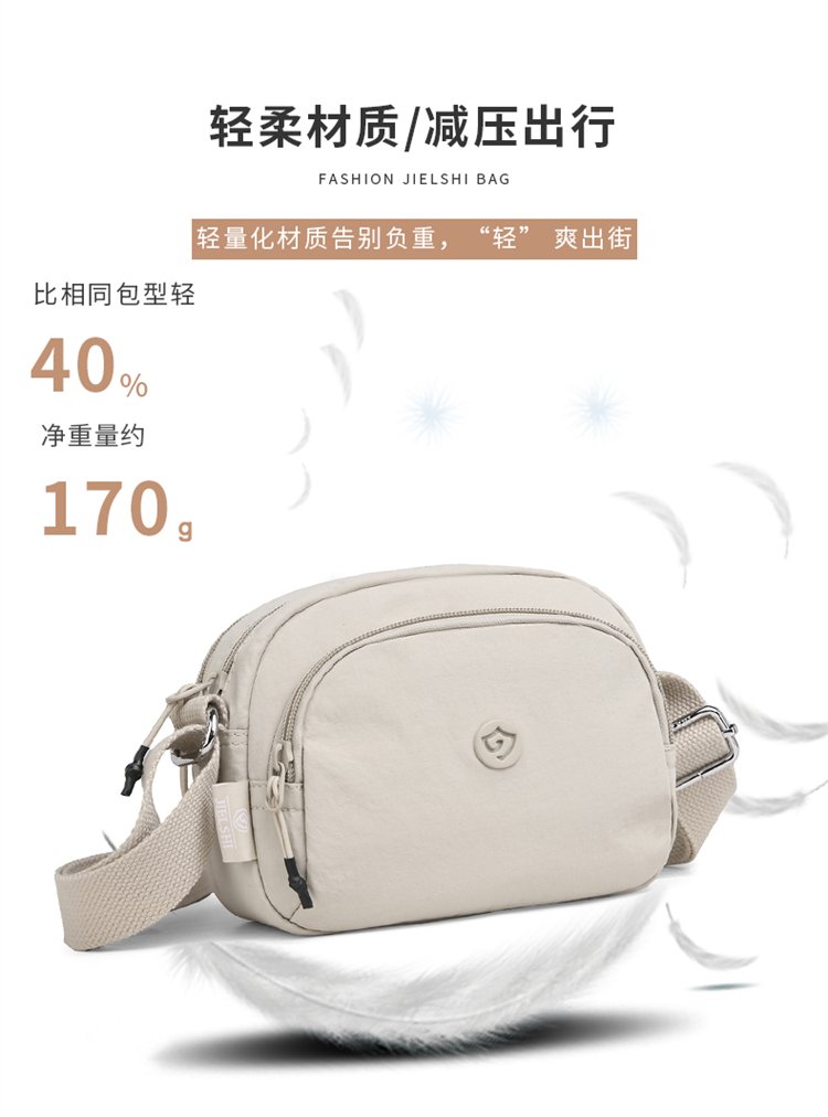 Women's Multi-Pocket Nylon Crossbody Bag detail 12