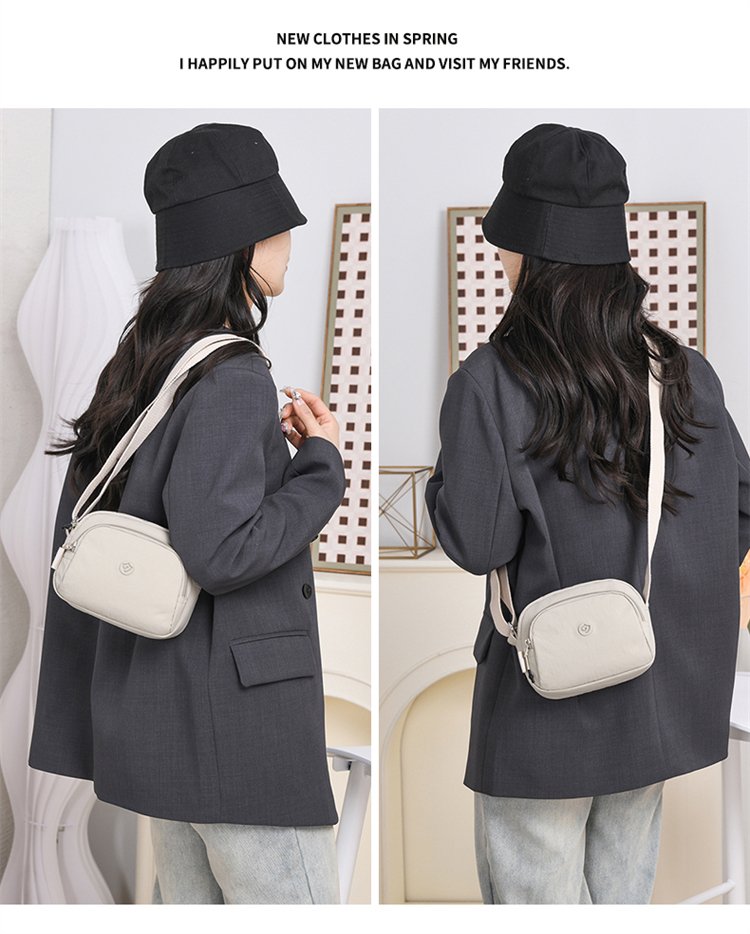 Women's Multi-Pocket Nylon Crossbody Bag detail 19
