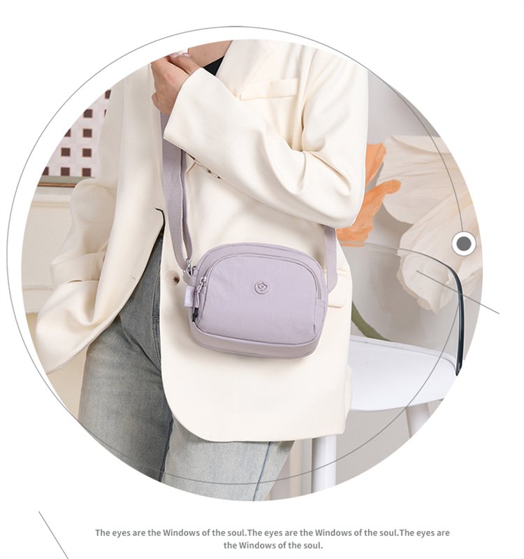 Women's Multi-Pocket Nylon Crossbody Bag detail 25