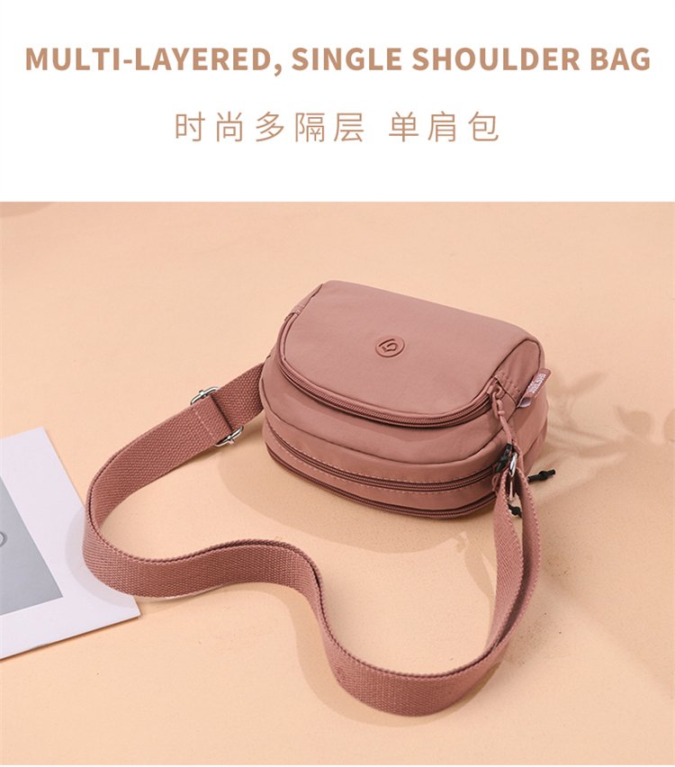 Women's Multi-Pocket Nylon Crossbody Bag detail 5