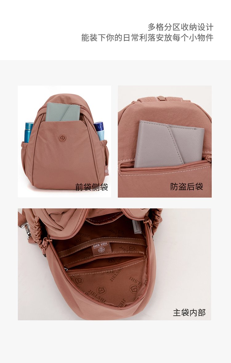 Women's Casual Nylon Backpack detail 40