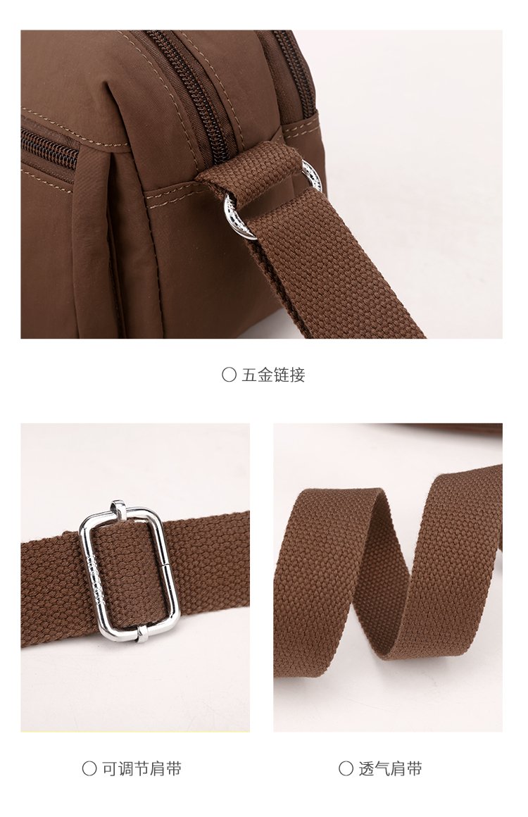 Women's Multi-Pocket Nylon Crossbody Bag detail 19