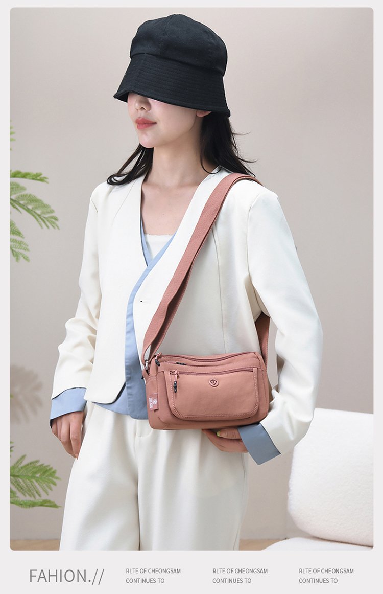 Women's Multi-Pocket Nylon Crossbody Bag detail 17