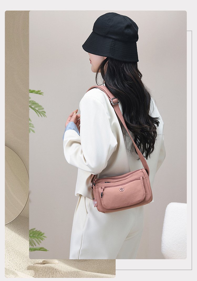 Women's Multi-Pocket Nylon Crossbody Bag detail 18