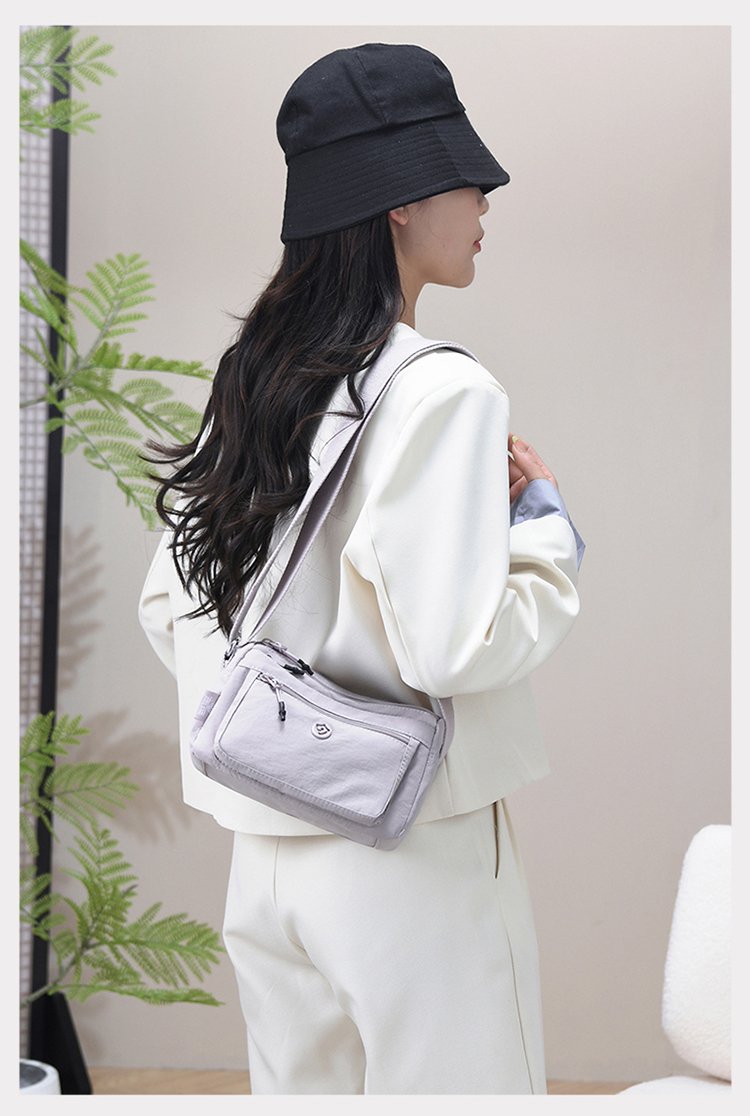 Women's Multi-Pocket Nylon Crossbody Bag detail 19