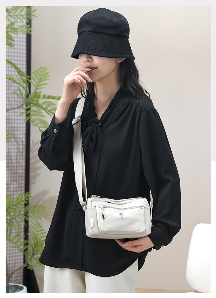 Women's Multi-Pocket Nylon Crossbody Bag detail 22