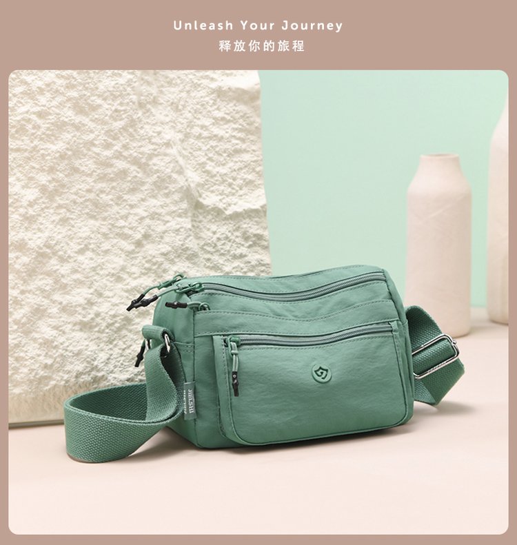 Women's Multi-Pocket Nylon Crossbody Bag detail 35