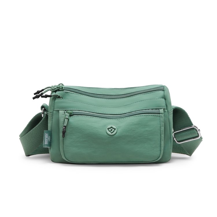 Women's Multi-Pocket Nylon Crossbody Bag view 9