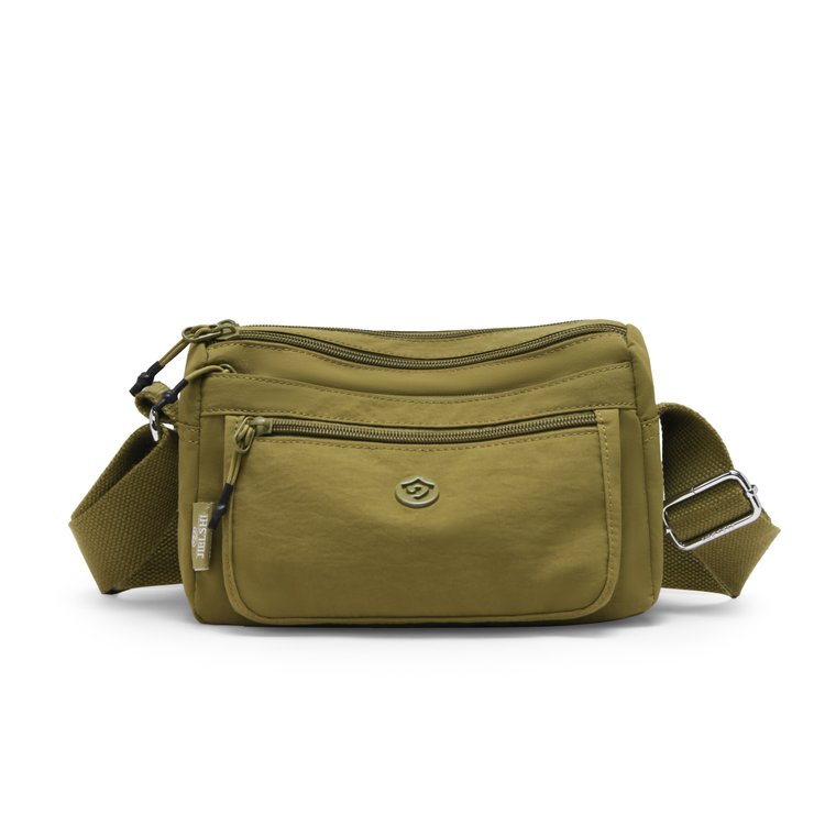Women's Multi-Pocket Nylon Crossbody Bag view 10