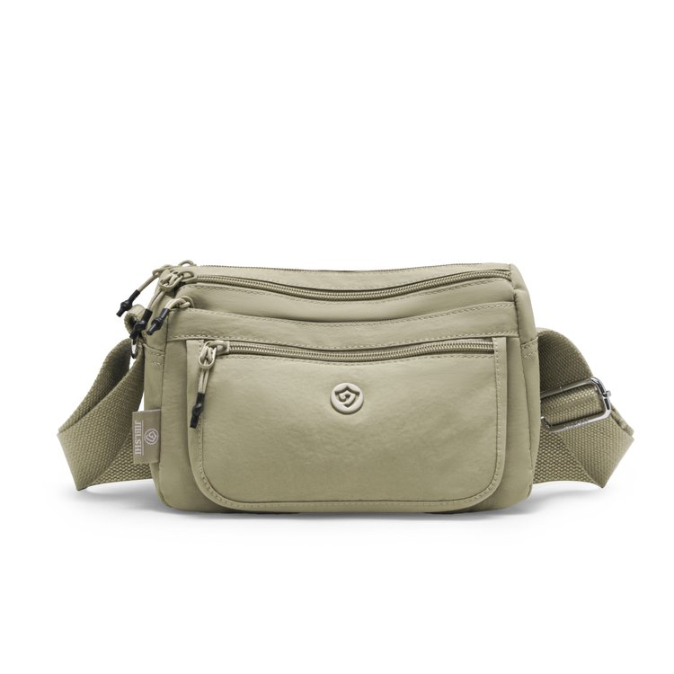 Women's Multi-Pocket Nylon Crossbody Bag view 1