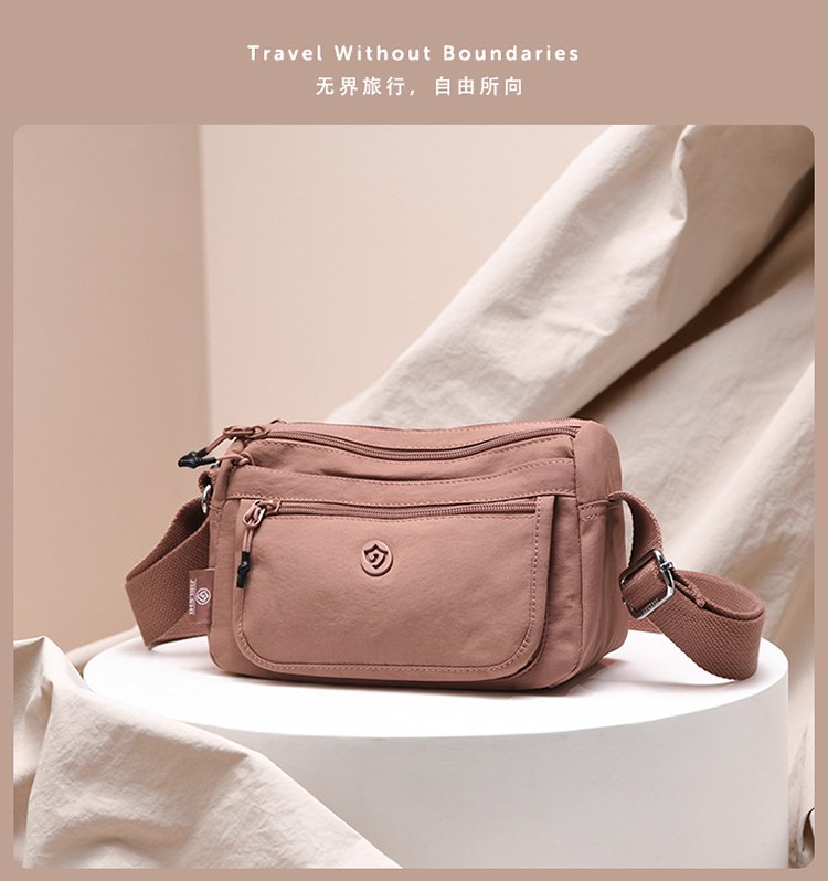 Women's Multi-Pocket Nylon Crossbody Bag detail 7