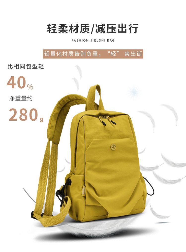 Women's Casual Nylon Backpack detail 35