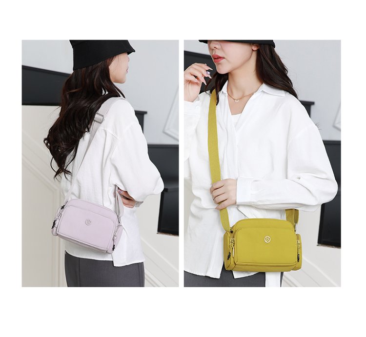 Women's Multi-Pocket Nylon Crossbody Bag detail 9