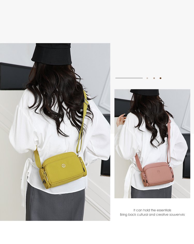 Women's Multi-Pocket Nylon Crossbody Bag detail 17